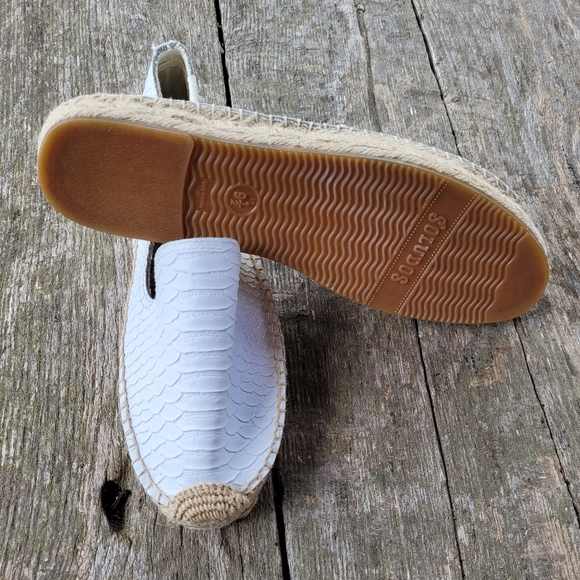 Soludos Leather Snake Platform Espadrilles - Picture 2 of 2